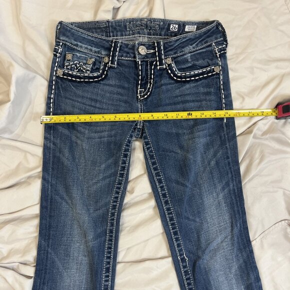 Miss Me Irene Bootcut Medium Wash Western Denim Jeans Women’s/Jr. Size 26 - Picture 13 of 16